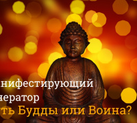 Манифестирующий Генератор. Путь Воина или Будды?