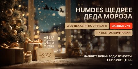 Новогодняя щедрость от Humdes!